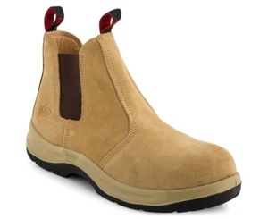 KING GEE MEN'S SANDSTONE GUSSET BOOT - SAND UK MENS 7 - Picture 1 of 5