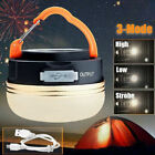 3 Mode Camping Tent Light USB Rechargeable Lantern Mini Portable Lamp Torch