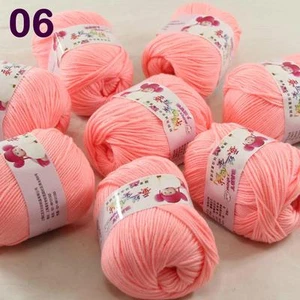 Sale lot 8 Skeins x50g Cashmere Silk Wool Children hand knitting Crochet Yarn 06 - Picture 1 of 11