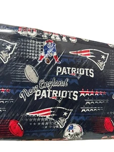 NFL New England Patriots Retro CTN 100 % Cotton Fabric 58" Wide 10 Yard Bolt - Picture 1 of 7