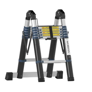 WORHAN® 3.8m Escalera Telescópica PRO Multifución Tijera de Alta Calidad 380cm - Imagen 1 de 52