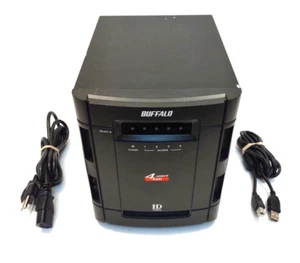 Buffalo HD-QS4.0TSU2R5 DriveStation Quad 4-Unit Raid Hard Drive Array 250GB - Picture 1 of 7