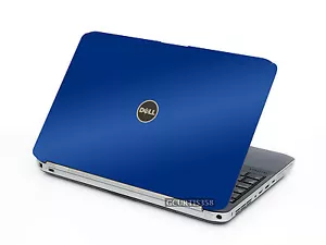 BLUE Vinyl Lid Skin Cover Decal fits Dell Latitude E5520 Laptop - Picture 1 of 1