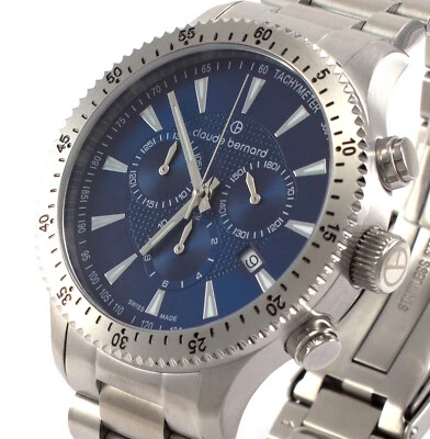 Claude Bernard by Edox - Classic Chronograph - 10256 3M BUI Herrenuhr Armbanduhr - Bild 1 von 4