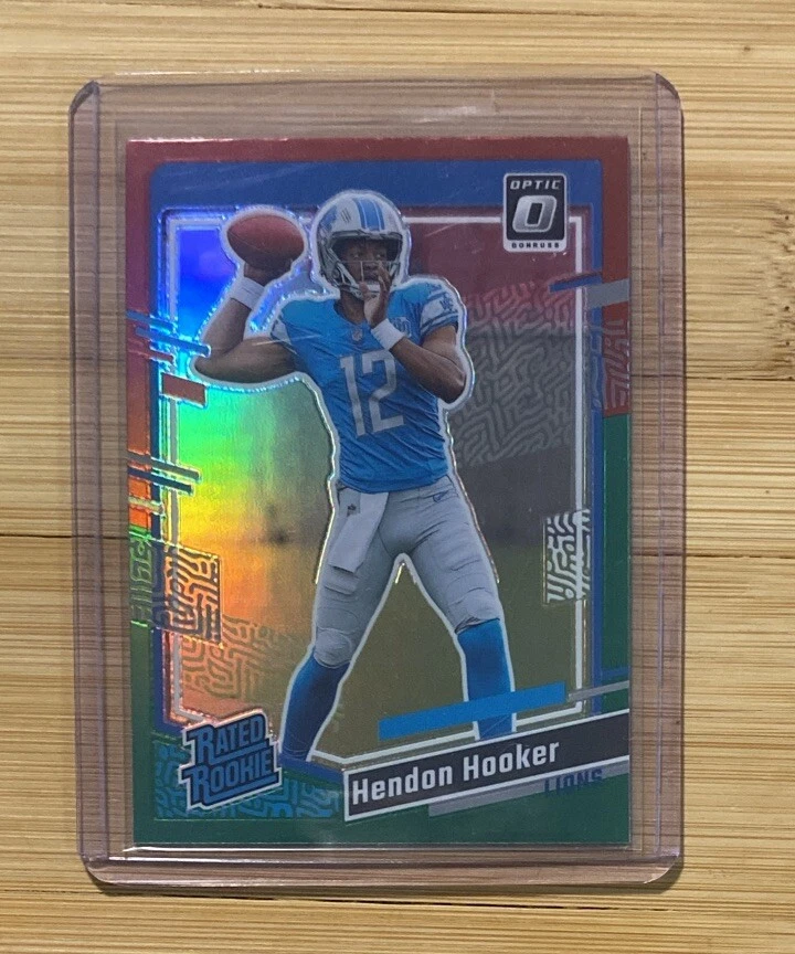 2023 Panini Donruss Optic Red And Green Prizm Hendon Hooker Rookie Card #329💥📈 - Image 1 of 2