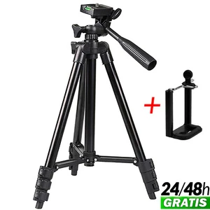 Tripode para Camara 1020mm Reflex Webcam Movil Smartphone 4 Patas Seguro Rápido - Imagen 1 de 11