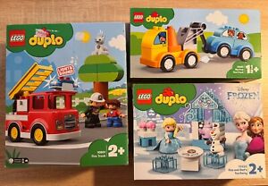 LEGO DUPLO 3 Sets: Frozen 10920 / Abschleppwagen 10883 / Feuerwehr 10901