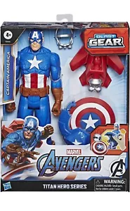 Capitan America Blast Gear Giocattolo per Bambini Action Figure Titan Hero 3+ - Foto 1 di 6