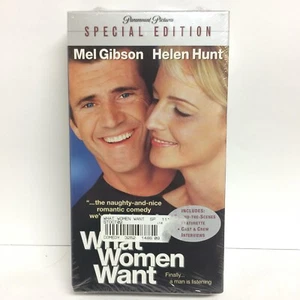 What Women Want (VHS) Mel Gibson, Helen Hunt - NOS Sealed - Foto 1 di 4