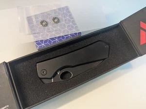 Arcform Theory (thumb hole) Reate M390 Black Stonewash folding knife (spyderco) - Picture 1 of 7