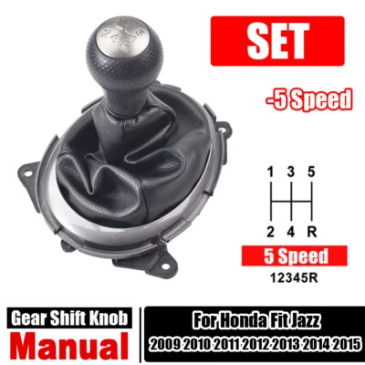 5 velocidades para Honda Fit Jazz 2009 2010 2011 2012-2015 palanca de cambios arranque Foto 1 de 4