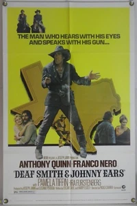 PÓSTER ORIGINAL DE UNA HOJA DE PELÍCULA SORDO SMITH & JOHNNY EARS FF FRANCO NEGRO (1973) - Imagen 1 de 1
