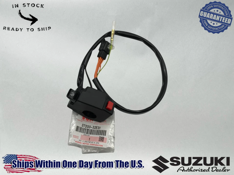 Suzuki Genuine OEM 1998-2024 DR650SE STARTER KILL SWITCH 37200-32E31 - Image 1 of 4