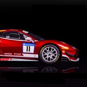 1:24 2017 Ferrari 488 Challenge Alloy Sports Car Model Metal Simulation Kids Toy - Picture 1 of 5