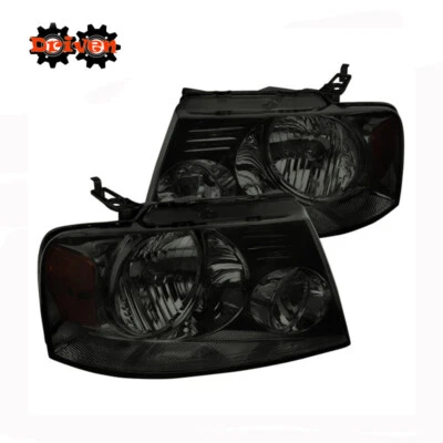 04-08 Ford F150 camioneta Harley iluminación SVT carcasa humo faros marca ámbar LT Foto 1 de 2