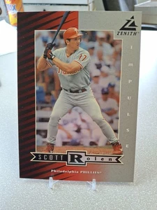 1998 Pinnacle Zenith IMPULSE Scott Rolen JUMBO BASEBALL 5x7 #Z16 - Picture 1 of 2