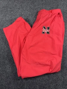 Pantalones deportivos vintage Nebraska Huskers 2020 rojo bordado logotipo hechos en Corea - Imagen 1 de 8