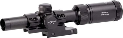 Mira para rifle Centerpoint Optics 72002 1-4x20 MSR y retícula de vidrio, montaje Weaver Foto 1 de 2