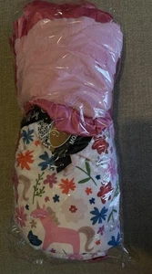 Coperta Minky Couture Spring Unicorn Monster 60x72 Classic Minky nuova con etichette ESAURITA - Foto 1 di 6