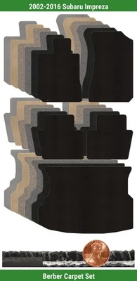 Juego de alfombrillas bereber personalizadas Lloyd para Subaru Impreza 2002-2016 (5 piezas) #1278 Foto 1 de 4