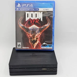 Sony PSVR CUH-ZVR2 Processor Unit Only (Untested) +Doom VFR PS4 VR Game - Bundle - Picture 1 of 16