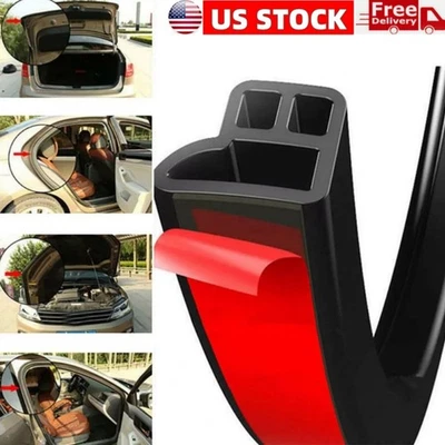 Tira de sellado de goma autoadhesiva para puerta de ventana de 33 pies en forma de L Foto 1 de 4