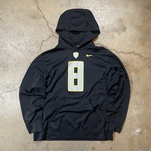 Oregon DUCKS Football NIKE Therma-Fit MARCUS MARIOTA #8 HOODIE Men's 2XL - Picture 1 of 10