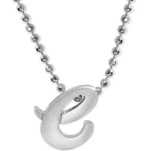 Alex Woo Sterlingsilber "E" Initiale Anhänger Halskette NY Designer Luxus Mode - Bild 1 von 11