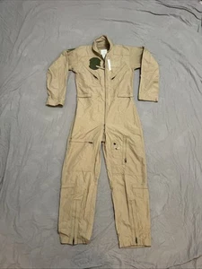 US Military Flyers Desert Tan Flight Suit CWU-27/P size 36 WR Carter Ind. - Picture 1 of 5