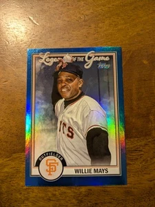 2023 Topps #LG-6 Willie Mays Legends of the Game Blue - Picture 1 of 2