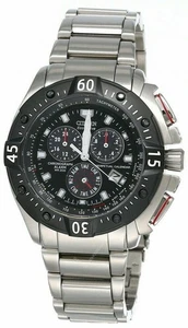CITIZEN Eco-Drive Black Dial Chrono S-Steel Men's Watch BL5314-52E - Picture 1 of 3