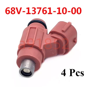 4Pcs 68V-13761-10-00 Fuel Injector For Yamaha Outboards 2011-2014 115HP F115JA - Picture 1 of 2