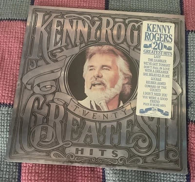 Sealed New LP Kenny Rogers 20 Greatest Hits 1983 Liberty Records + Sticker - Image 1 of 2