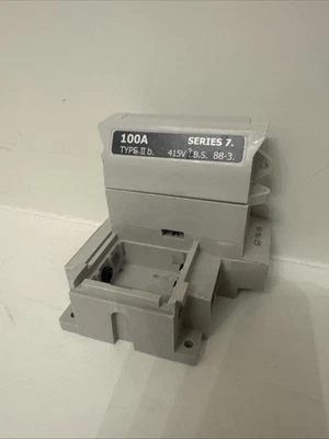 ⭐Henley Mains House Service Cut Out Fuse Carrier Base SP&N 100AMP Rated SERIES 7 - Image 1 of 4