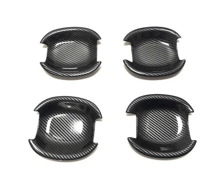 Cubierta de tazón de puerta lateral exterior de fibra de carbono para Kia K5 Optima 2011-2015 4 piezas Foto 1 de 4