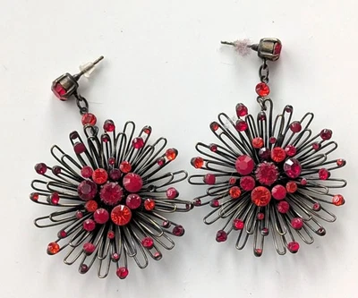 Konplott – Ohrstecker, Distel, rot - Bild 1 von 2