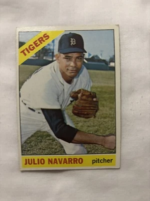 1966 Topps Julio Navarro #527 High Number SP VG EX Tigers - Image 1 of 4