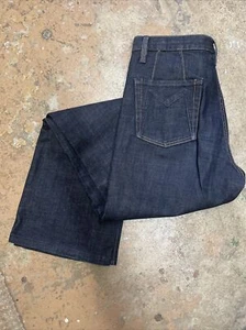 Pantalones de mezclilla Marc Jacobs Brooke 006 azul oscuro lavado algodón altura pierna recta 29 31 - Imagen 1 de 8