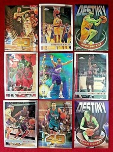 1997-98 Topps Chrome Pippen Kemp Iverson Robinson Webber Kobe Byant