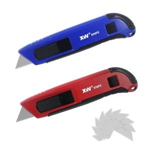 Auto-retractable Safety Box Cutter Aluminum Alloy Utility Knife Self-retracti... - Picture 1 of 7