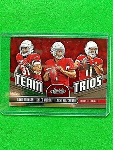 KYLER MURRAY, DAVID JOHNSON AND LARRY FITZGERALD TRIOS 2019 ABSOLUTE FOOTBALL SP