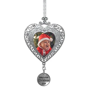 Baby's First Christmas - 2025 1st Picture Ornaments for Newborns - #2853 - Picture 1 of 7