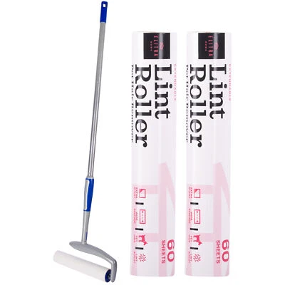 ELITRA HOME Extendable Long Lint Roller - Pet Hair Remover, Includes 2 Refills