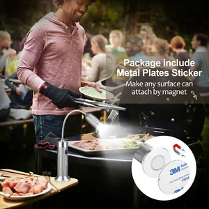 2 Stück BBQ Grill Licht Barbecue Magnetfuß 360 Grad flexibel superhell - Bild 1 von 13