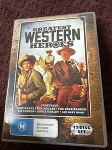 Greatest Western Heroes (Box Set, DVD, 2013) 12 Discs Region 4 Free Post - Picture 1 of 2