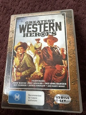 Greatest Western Heroes (Box Set, DVD, 2013) 12 Discs Region 4 Free Post - image 1 of 2
