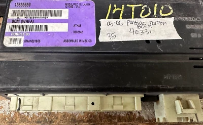 15855659 Módulo de control de carrocería Chevy Equinox o Pontiac Torrent 2005-2006 bcm Foto 1 de 2