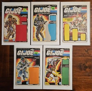 GI Joe ARAH Card Back Uncut Lot of 5 Footloose BATS Beach Head Acc Pk #3 Iceberg - Picture 1 of 11
