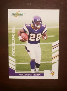 2007 Score Adrian Peterson Rookie #341 Minnesota Vikings RC - Picture 1 of 1