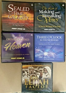 Lot of 5 Perry Stone Audio CDs Spirit World, Heaven, Prayer, Vows, Covenants - Picture 1 of 8